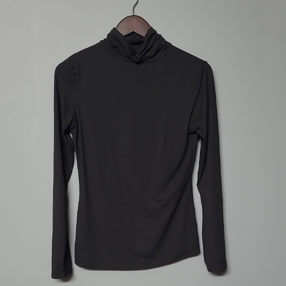 Chic Charcoal Long Sleeve Top